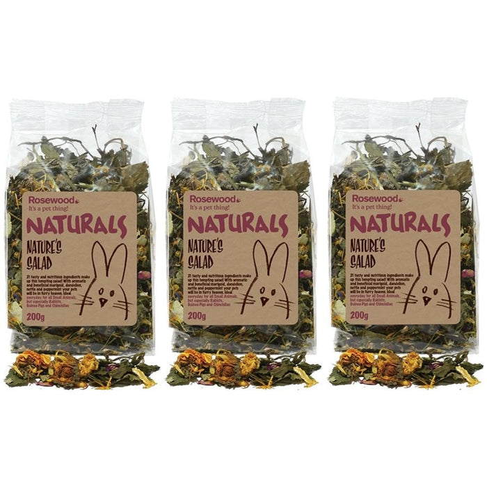 3 x Rosewood Naturals Nature's Salad 200g