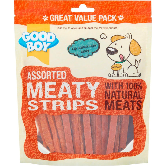 3 x Good Boy Assorted Meaty Strips 300g