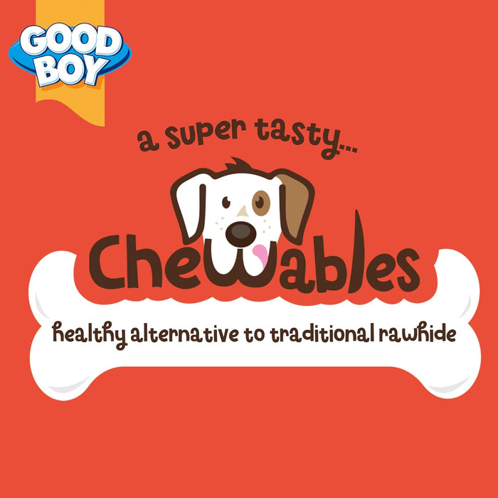 Good Boy Chewables Bones With Peanut Butter Case Of 8 Packs