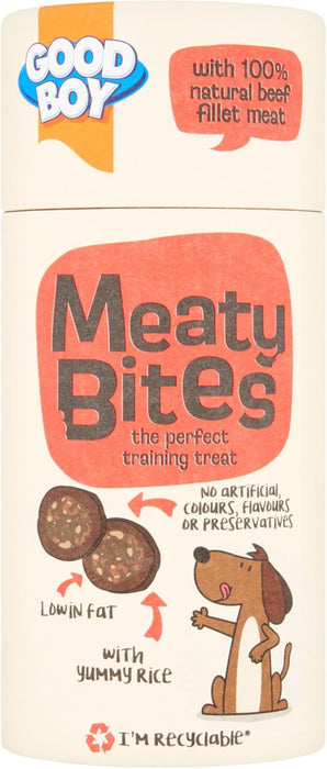 Good Boy Meaty Bites Beef With Rice 70g Case Of 6
