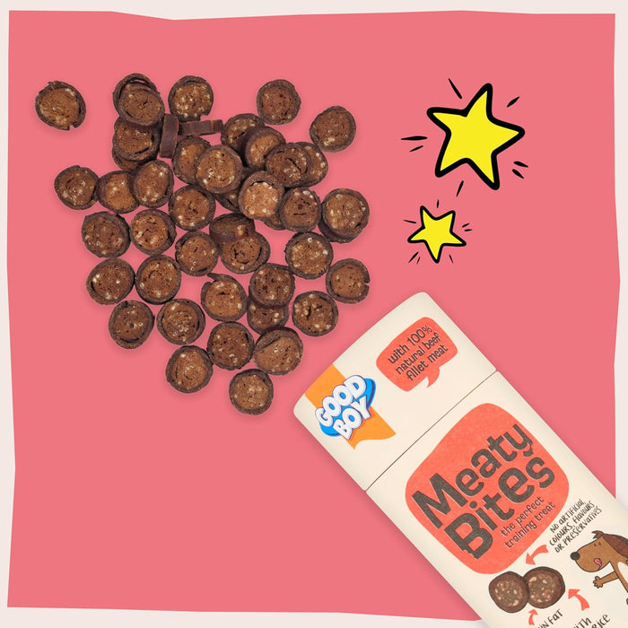 Good Boy Meaty Bites Beef With Rice 70g Case Of 6
