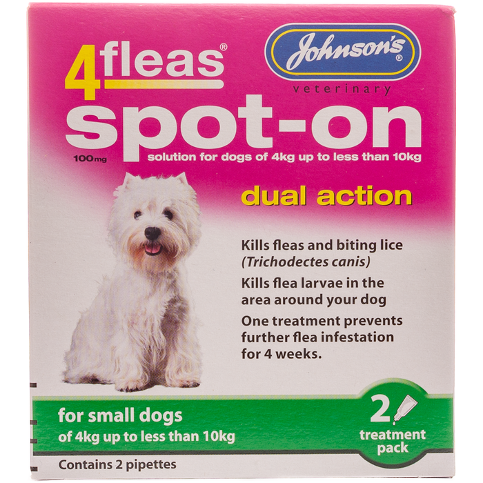 Johnsons 4Fleas Spot On For Small Dogs