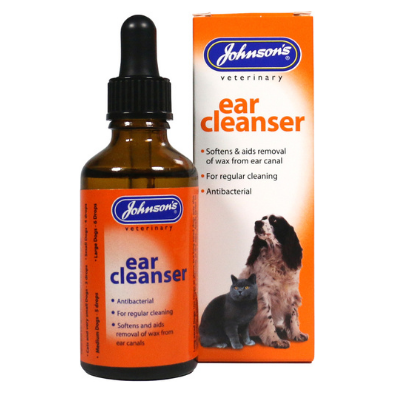 Johnsons Ear Cleanser For Dogs And Cats 50ml