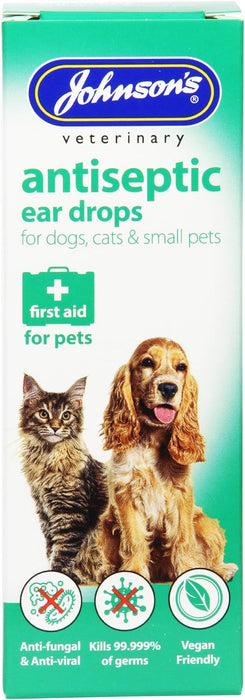 Johnsons Antiseptic Ear Drops For Pets