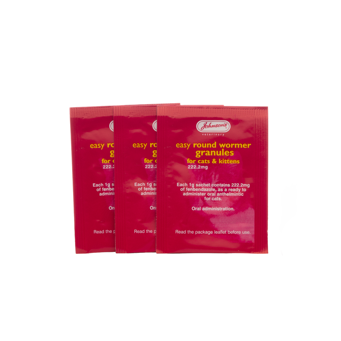 Johnsons Easy Round Wormer Granules For Cats And Kittens
