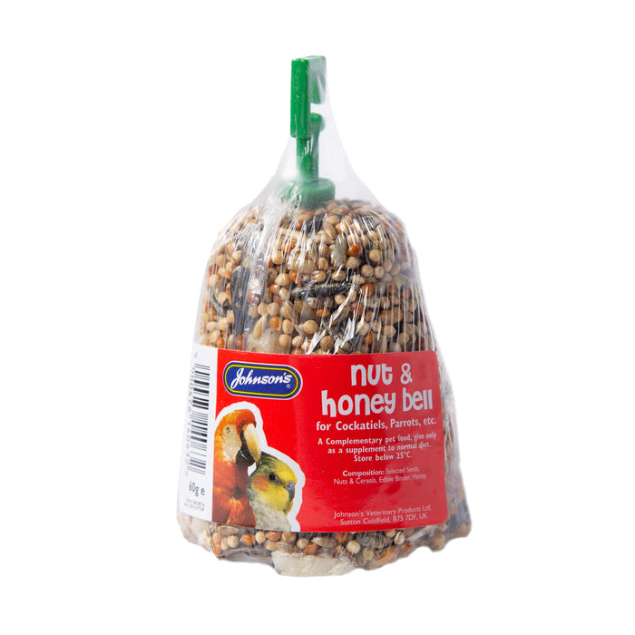 Johnsons Nut And Honey Bells For Birds Case Of 15