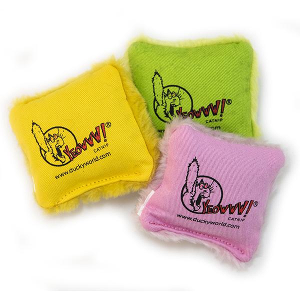 Pack Of 3 Yeowww Catnip Pillows