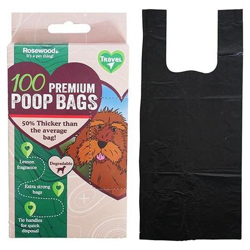 Rosewood Premium Doggy Poop Bags 100pc