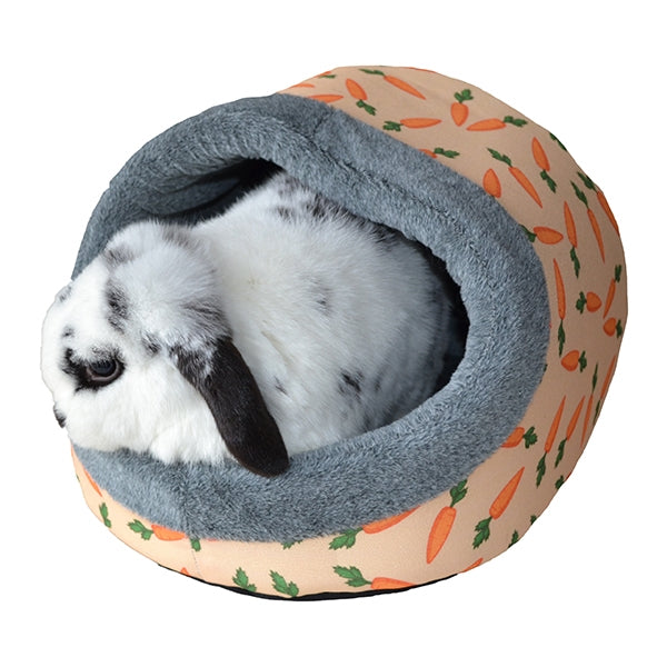 Rosewood Snuggles Carrot Plush Hooded Bed