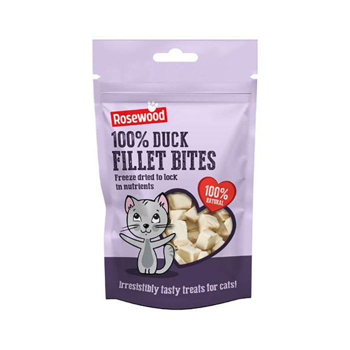 Rosewood Duck Freeze Dried Cat Treats 15g Case Of 12