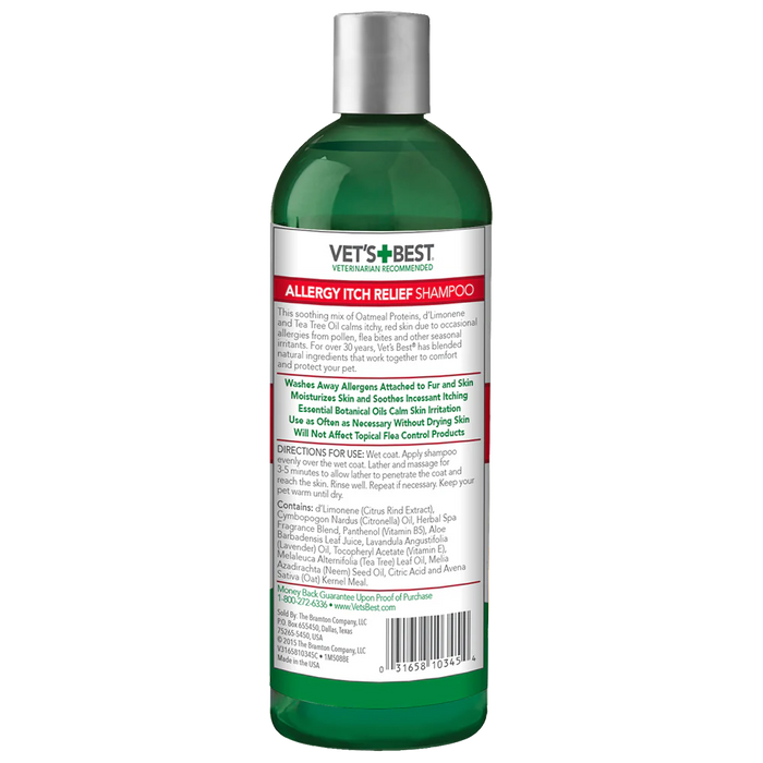 Vet's Best Allergy Itch Relief Shampoo 500ml