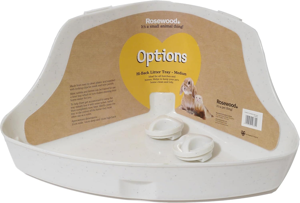 Rosewood Small Animal Corner Litter Tray