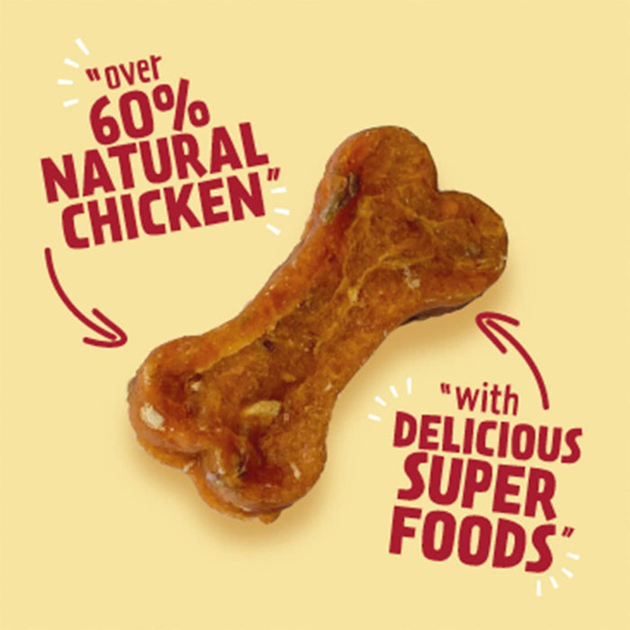 10 x Good Boy Super Licious Chicken With Apple And Cranberry Bones 100g