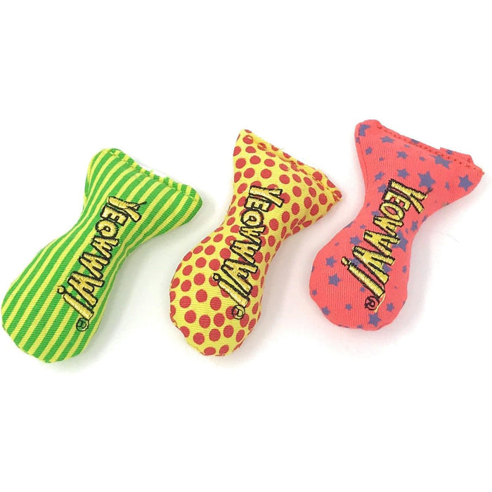 Yeowww! 1 x Pollock And 3 x Stinkies Catnip Toys