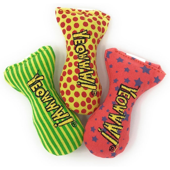 Yeowww! 1 x Pollock And 3 x Stinkies Catnip Toys