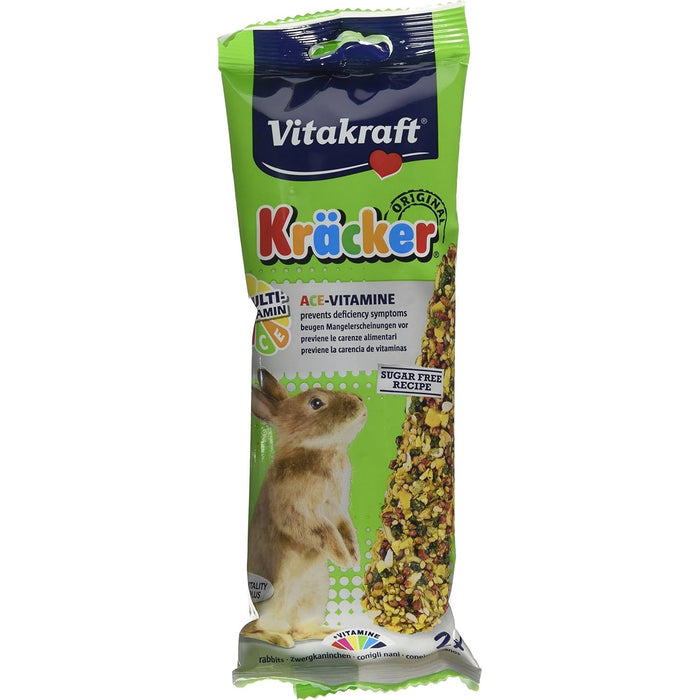 Vitakraft Kracker Multi-Vitamin Rabbit Sticks 2Pcs Case Of 5 Packs