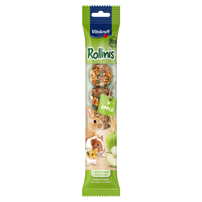 Vitakraft Rollinis With Apple Small Animal Ball Treats Full Case Of 12 Packs