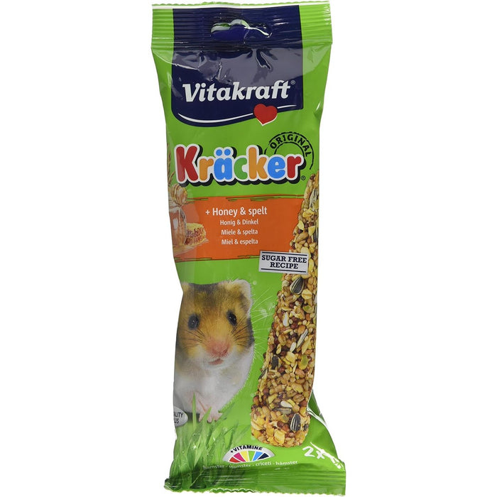 Vitakraft Kracker Honey And Spelt Hamster Sticks 2Pcs Case Of 5 Packs