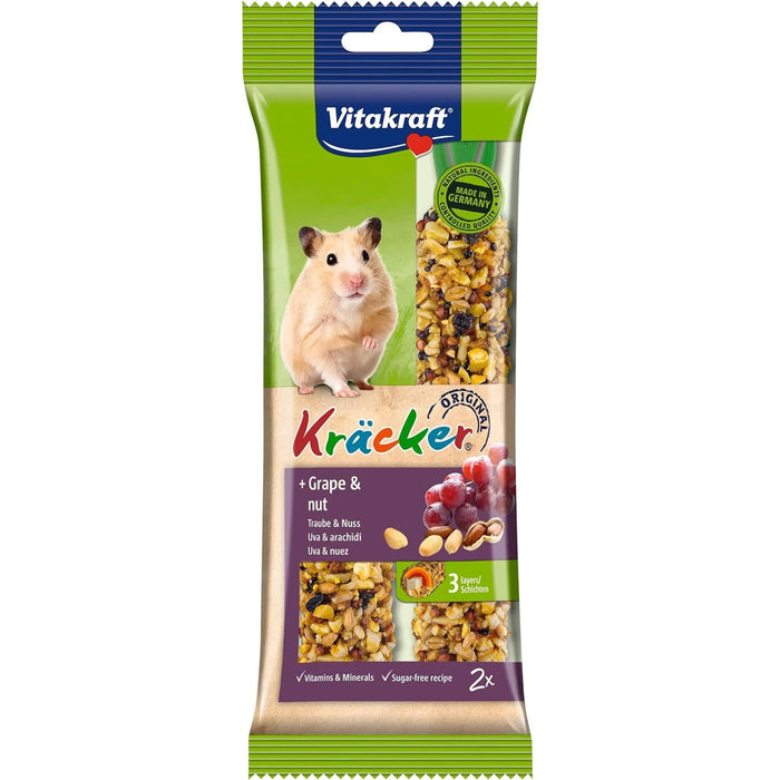 Vitakraft Kracker Grape And Nut Hamster Sticks 2Pcs Case Of 5 Packs