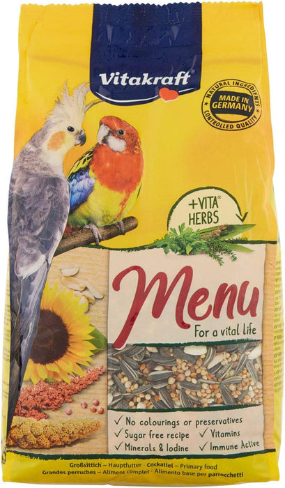 VItakraft Cockatiel Premium Menu Seed Food 1kg