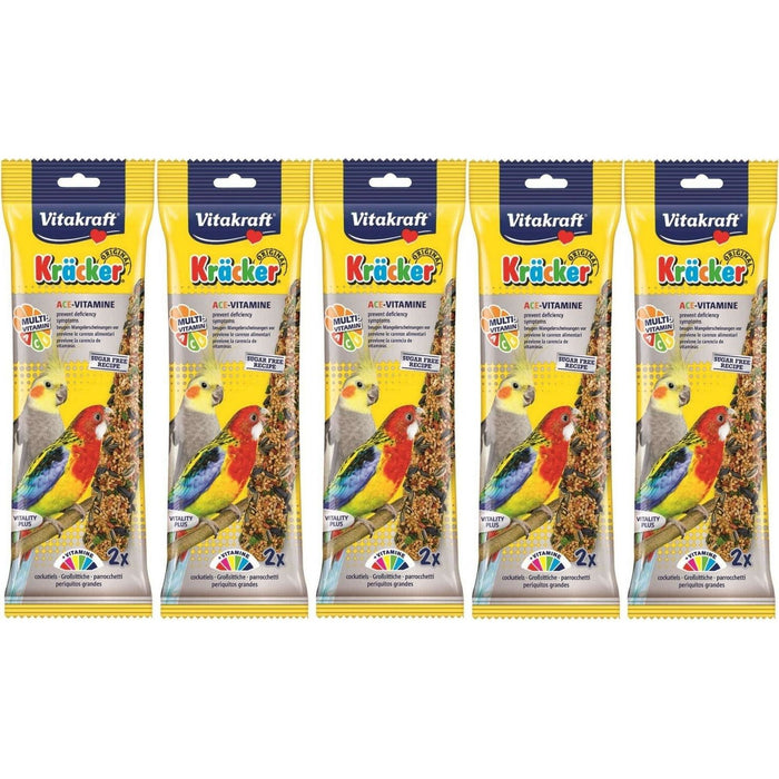 Vitakraft Kracker Multivitamin Cockatiel Sticks 2Pcs Case Of 5 Packs