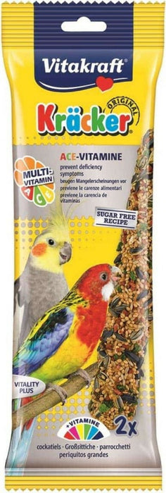 Vitakraft Kracker Multivitamin Cockatiel Sticks 2Pcs Case Of 5 Packs