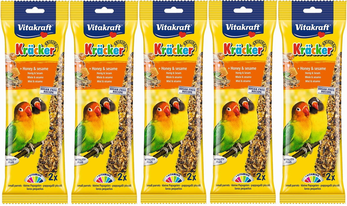 Vitakraft Kracker Honey And Sesame Lovebird Sticks 2Pcs Case Of 5 Packs