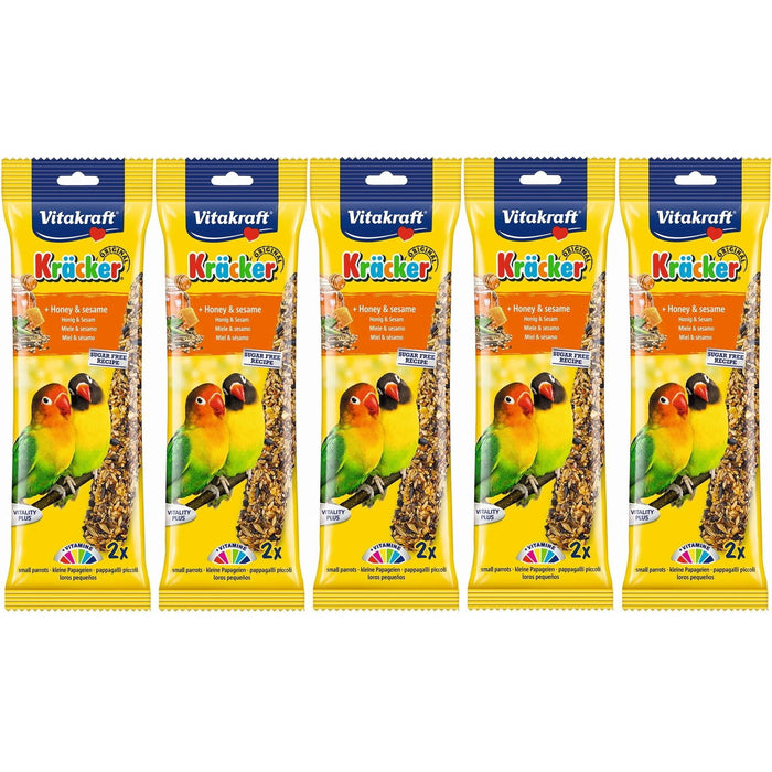 Vitakraft Kracker Honey And Sesame Lovebird Sticks 2Pcs Case Of 5 Packs