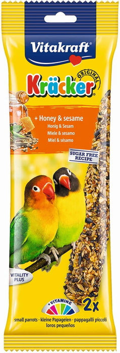 Vitakraft Kracker Honey And Sesame Lovebird Sticks 2Pcs Case Of 5 Packs
