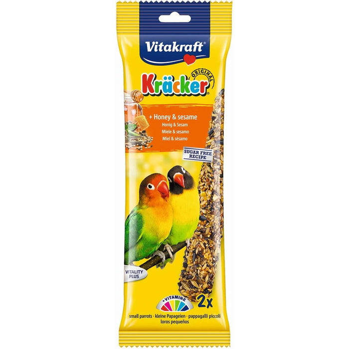Vitakraft Kracker Honey And Sesame Lovebird Sticks 2Pcs Case Of 5 Packs