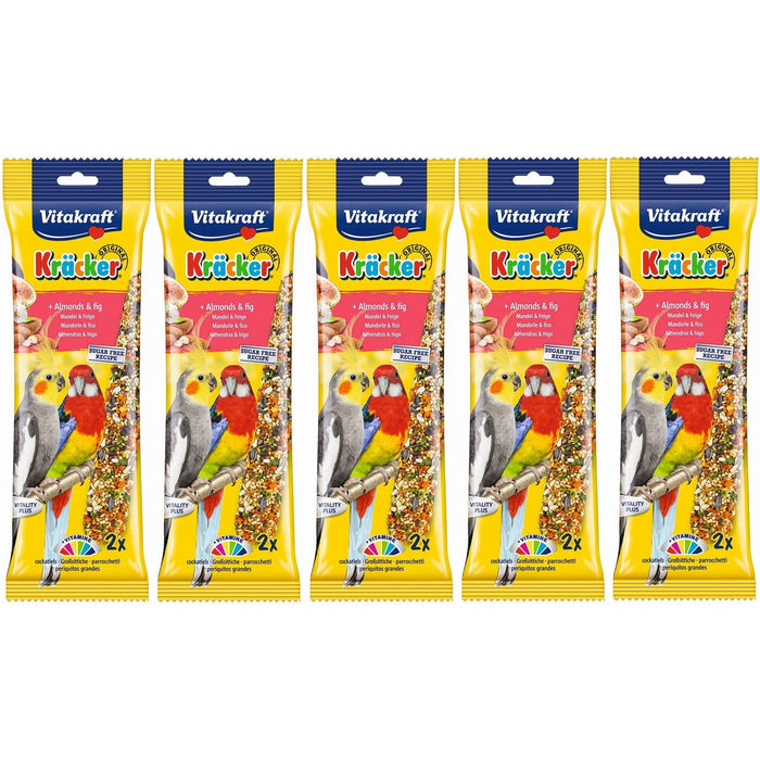 Vitakraft Kracker Almonds And Fig Cockatiel Sticks 2Pcs Case Of 5 Packs
