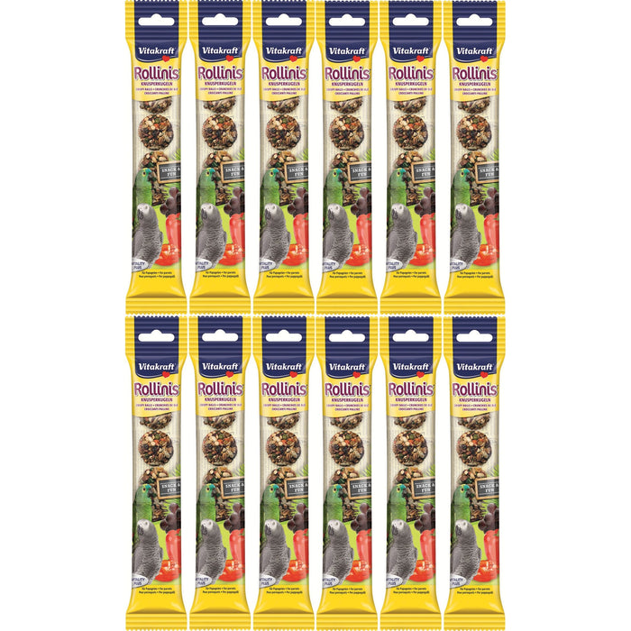 Vitakraft Rollinis Parrot Snack Balls 7Pcs Case Of 12 Packs