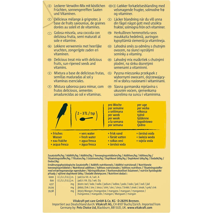 Vitakraft Budgie Fruit Cocktail 200g