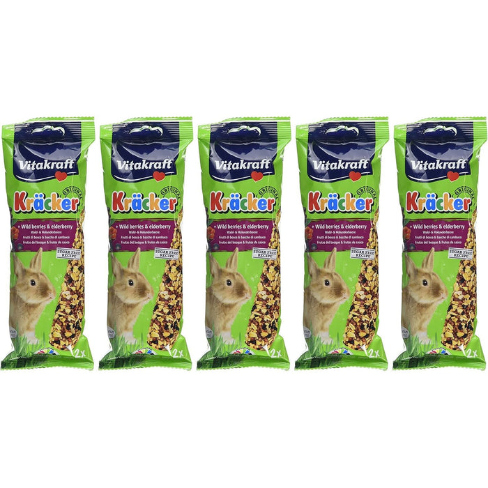Vitakraft Kracker Wild Berries Rabbit Sticks 2Pcs Case Of 5 Packs