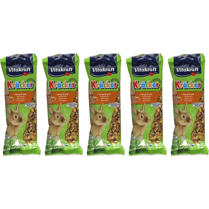 Vitakraft Kracker Honey And Spelt Rabbit Sticks 2Pcs Case Of 5 Packs