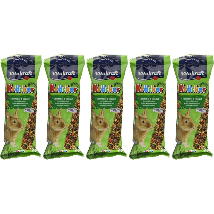 Vitakraft Kracker Vegetables And Beetroot Rabbit Sticks 2Pcs Case Of 5 Packs