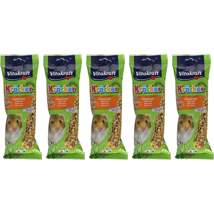 Vitakraft Kracker Honey And Spelt Hamster Sticks 2Pcs Case Of 5 Packs