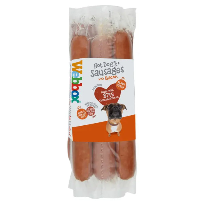 8 X Webbox Hot Dog Sausages