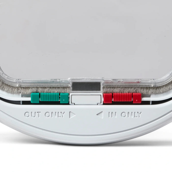 Cat Mate Glass Fitting Cat Flap White (210W)