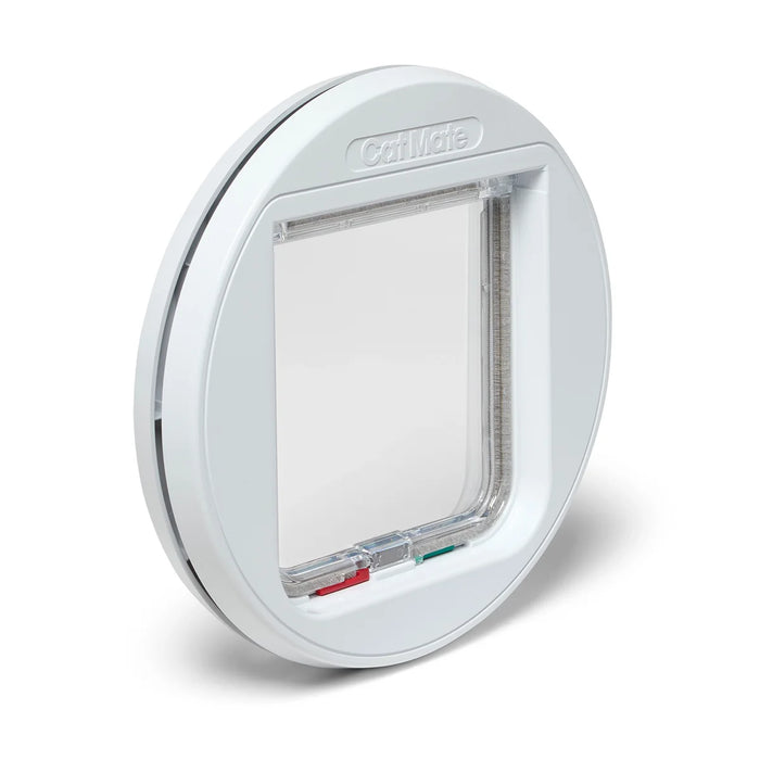 Cat Mate Glass Fitting Cat Flap White (210W)
