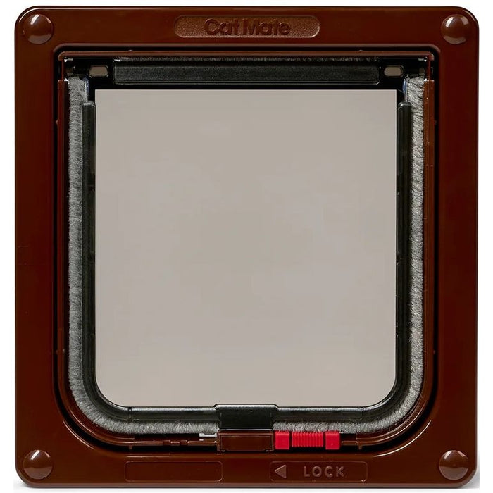 Cat Mate Lockable Cat Flap Brown (304B)