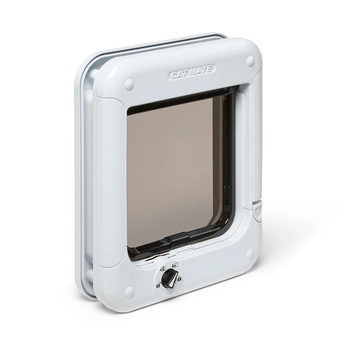 Cat Mate White Rotary 4 Way Locking Cat Flap (358W)