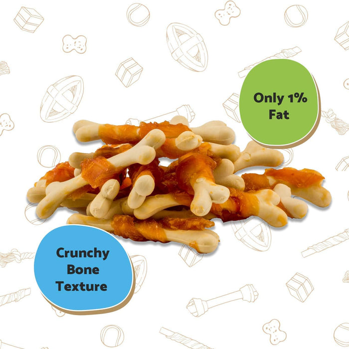 8 x Good Boy Crunchy Chicken And Calcium Bones 100g Full Case