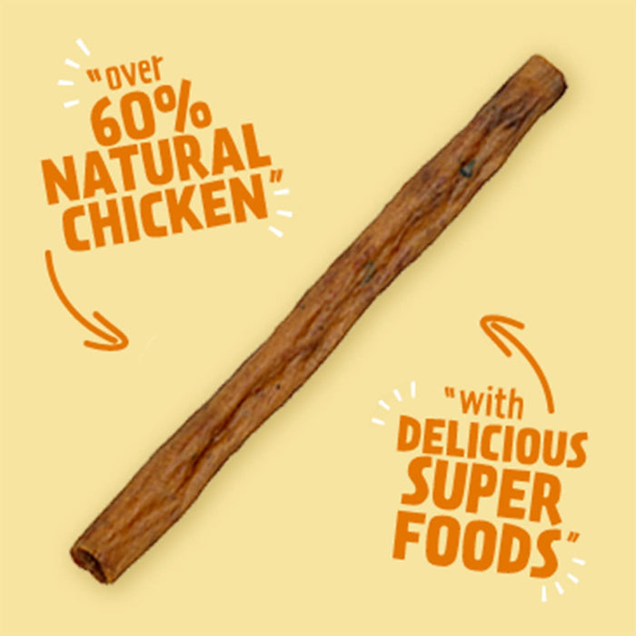 12 x Good Boy Super Licious Chicken With Broccoli And Sweet Potato Sticks 100g