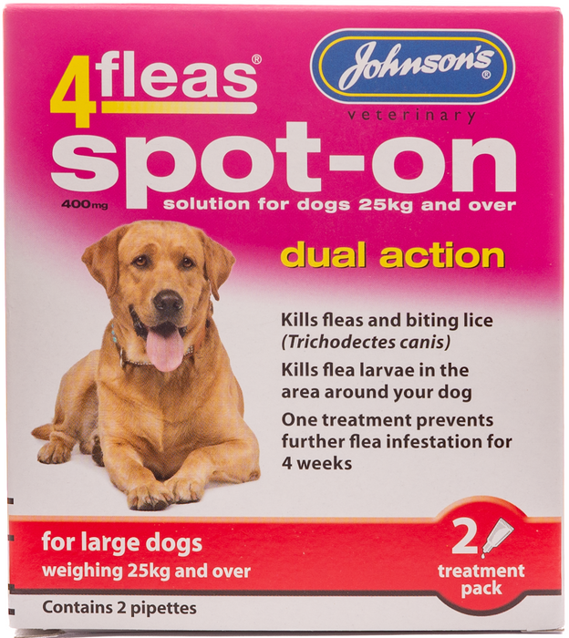 Johnsons 4Fleas Spot On For Large Dogs
