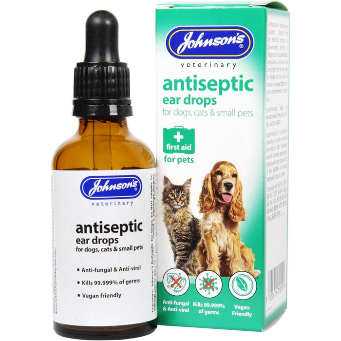 Johnsons Antiseptic Ear Drops For Pets