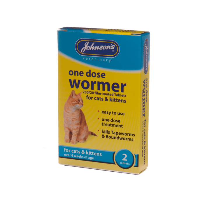 Johnsons One Dose Easy Wormer For Cats