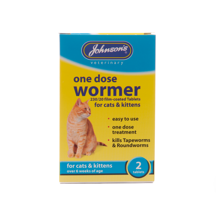 Johnsons One Dose Easy Wormer For Cats