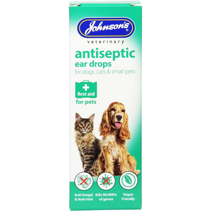 Johnsons Antiseptic Ear Drops For Pets