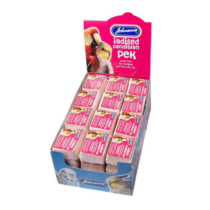 Johnsons Iodised Condition Pek Blocks x 10